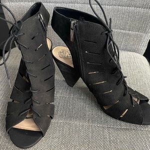 NEVER WORN - Vince Camuto Lace Up Booties - Size 10